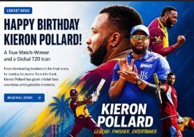Happy Birthday Kieron Pollard