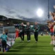 Sophie Devine Suzie Bates and Lea Tahuhu receive a guard of honour from England in emotional interna 80x80