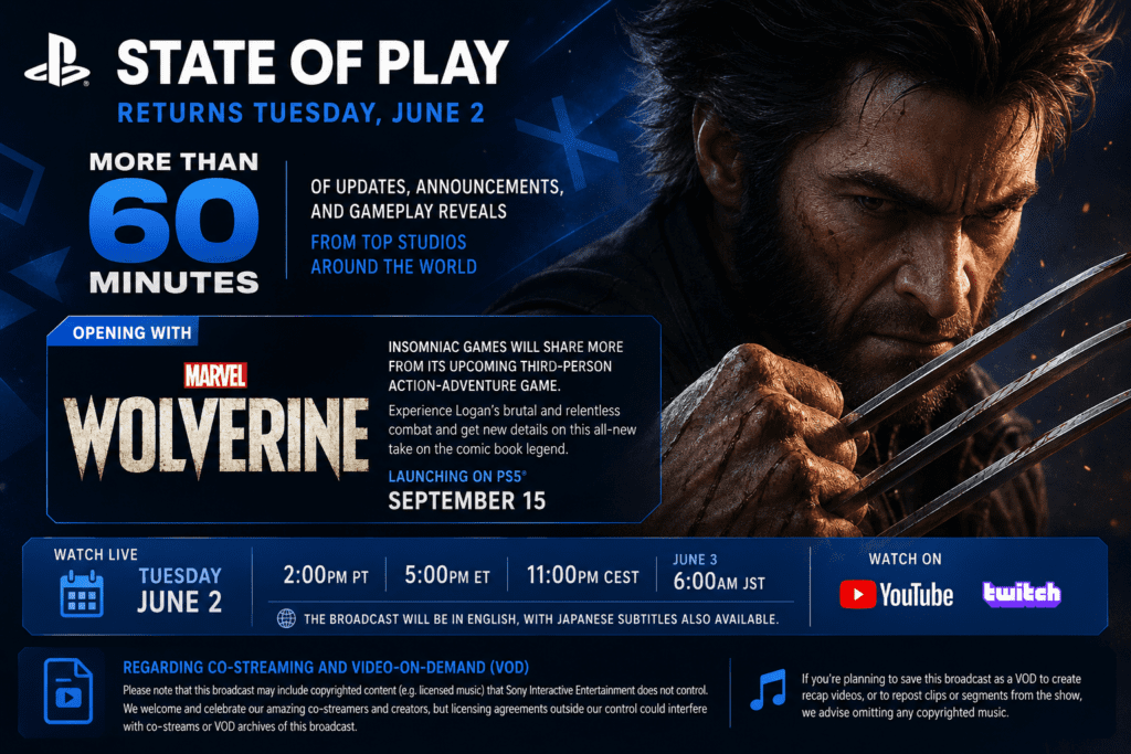 State of Play Wolverine preview