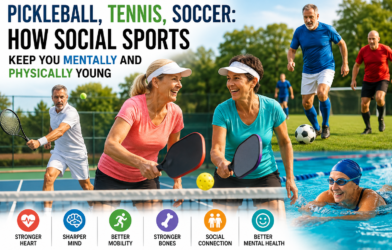 Pickleball, Tennis & Soccer Benefits: Stay Mentally and Physically Young Through Social Sports
