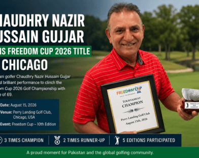 Chaudhry Nazir Hussain Gujjar, Freedom Cup 2026, Golf, Golf Championship, Pakistani Golfer, Pakistan Sports, Chicago Golf, Perry Landing Golf Club, Golf Tournament, Sports News, Pakistan Golf, Freedom Cup, Golf Champion, Chicago, 2026 Sports